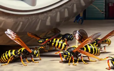Wasps in garage [Exterminator Explains]